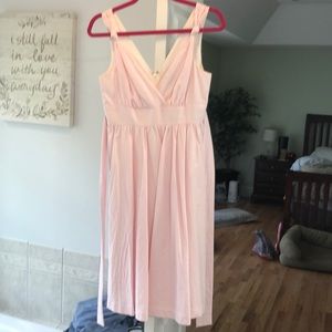 Vineyard Vines pink seersucker dress